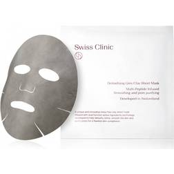Swiss Clinic Detoxifying Grey Clay Sheet Mask