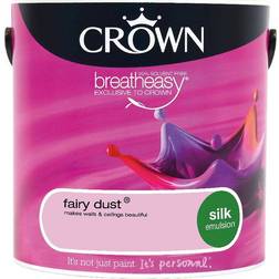 Crown Breatheasy Wall Paint, Ceiling Paint Fairy Dust 2.5L