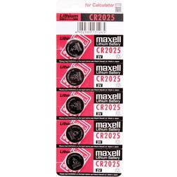 Maxell CR2025 Compatible 5-pack