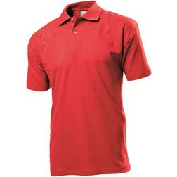Stedman Short Sleeve Polo Shirt - Scarlet Red