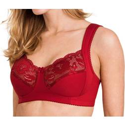 Miss Mary Lovely Lace Non-Wired Bra - English Red