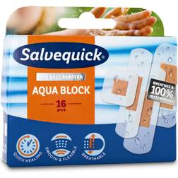 Salvequick Aqua Block 16-pack
