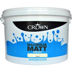 Crown Matt Emulsion Wall Paint, Ceiling Paint Magnolia 7.5L