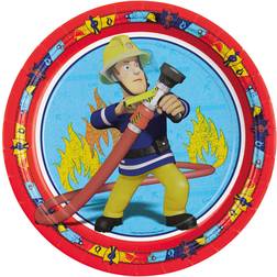 Amscan Plates Fireman Sam 8-pack