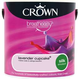 Crown Breatheasy Ceiling Paint, Wall Paint Purple 2.5L