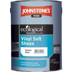 Johnstone's Trade Ecological Vinyl Soft Sheen Concrete Paint Brilliant White 2.5L