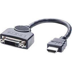 Lindy HDMI-DVI M-F 0.2m