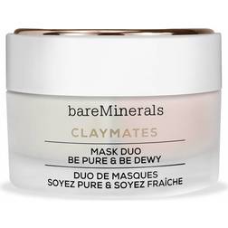 BareMinerals Claymates Be Pure & Be Dewy Mask Duo 58g