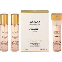 Chanel Coco Mademoiselle Twist & Spray EdT Refills 60ml