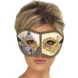 Smiffys Venetian Colombina Venice Mask