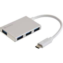 Sandberg USB C-4USB A 3.0 M-F Adapter