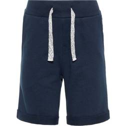 Name It Kid's Cotton Sweat Shorts - Blue/Dark Sapphire (13161730)