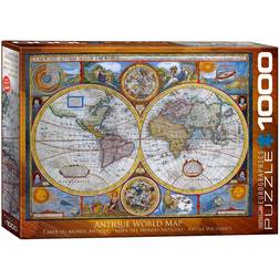 Eurographics Antique World Map 1000 Pieces