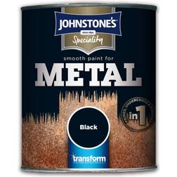 Johnstones Speciality Smooth Metal Paint Black 0.75L