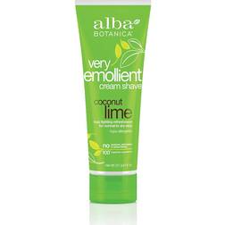 Alba Botanica Very Emollient Shave Cream Coconut Lime 227g