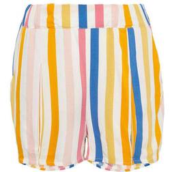 Name It Kid's Multi Striped Shorts - White/Bright White (13164693)