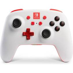 PowerA Enhanced Wireless Controller (Nintendo Switch) - White/Red