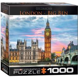 Eurographics London Big Ben 1000 Pieces