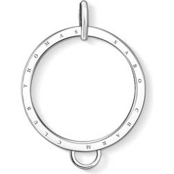 Thomas Sabo Charm Club Carrier Circle Large Charm Pendant - Silver