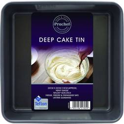 Prochef Deep Square Cake Pan 22 cm