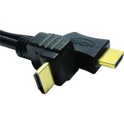 Electrovision Angled HDMI - HDMI 1.4 1m
