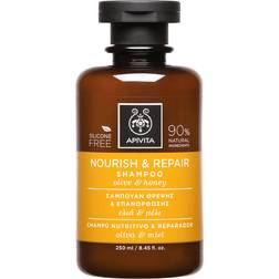 Apivita Holistic Hair Care Nourish & Repair Shampoo Olive & Honey 250ml