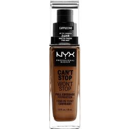 NYX Can't Stop Won't Stop Full Coverage Foundation CSWSF17 Cappuccino