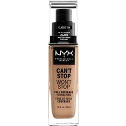 NYX Can't Stop Won't Stop Full Coverage Foundation CSWSF12 Classic Tan