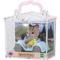 Sylvanian Families Baby Carry Case Squirrel on Car
