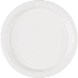 Amscan Plates Frosty White 8-pack