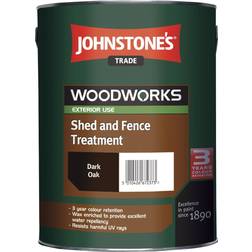 Johnstone's Trade Woodworks Shed & Fence Treatment Wood Paint Oak 5L