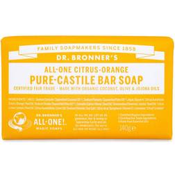 Dr. Bronners Pure Castile Bar Soap Citrus Orange 140g