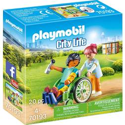 Playmobil City Life Patient in Wheelchair 70193