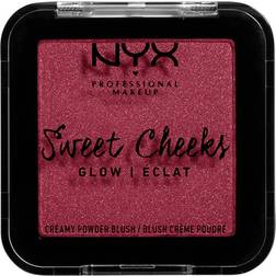NYX Sweet Cheeks Creamy Powder Blush Glow Risky Business