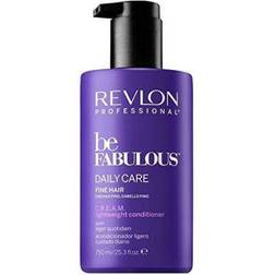 Revlon Be Fabulous Daily Care Fine Hair Cream Lightweight Conditioner 750ml