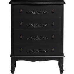 LPD Furniture Antoinette 4 Drawers Chest of Drawer 80x101cm