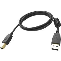 Vision Ferrite USB A-USB B 2.0 5m