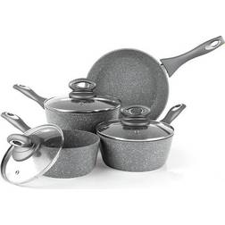 Salter Marblestone Cookware Set with lid 4 Parts