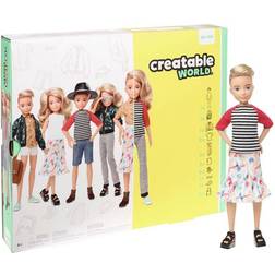 Mattel Creatable World Deluxe Character Kit Customizable Doll Blonde Wavy Hair GGT67