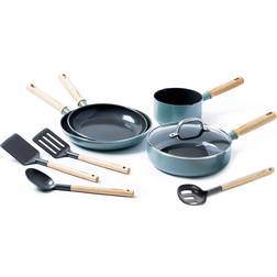 GreenPan Mayflower Cookware Set with lid 9 Parts