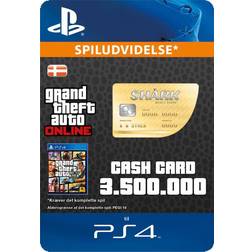 Rockstar Games Grand Theft Auto Online - Whale Shark Cash Card $3,500,000- PS4
