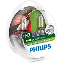 Philips H7 LongLife EcoVision Halogen Lamps 55W PX26d 2-pack