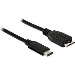 DeLock SuperSpeed USB C - USB Micro-B 3.1 1m