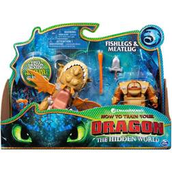 Spin Master How to Train Your Dragon The Hidden World Fishlegs & Meatlug