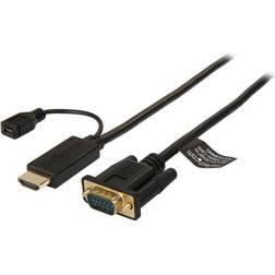 StarTech HDMI-VGA/USB Micro B M-F 0.9m
