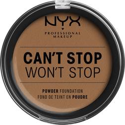 NYX Can't Stop Won't Stop Powder Foundation Mahogany