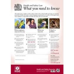 Health and Safety Law: What You Need to Know (Hse Law Poster) (Paperback, 2009)