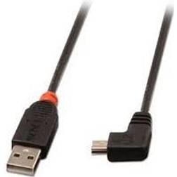 Lindy USB A - USB Mini-B 2.0 (angled) 0.5m