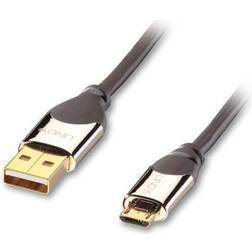Lindy Cromo USB Micro-A - USB Micro-B 2.0 1m