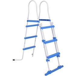 vidaXL Safety Ladder 3 Steps 107cm